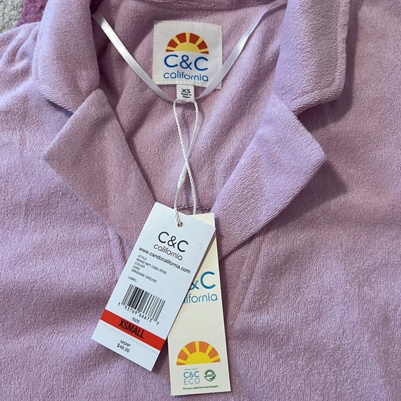 Brand new C&C California Terry top sz XS! - Picture 2 of 4